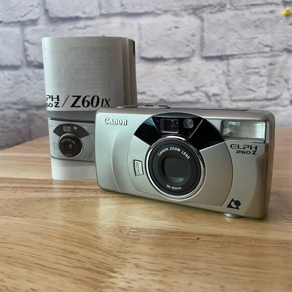 Canon ELPH 260Z Advanced Photo System (APS) Film Camera TESTED - Picture 1 of 8